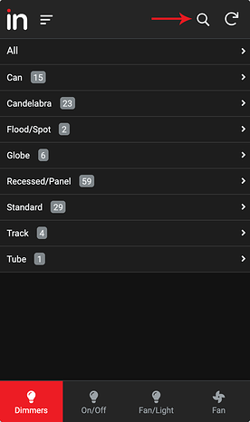Filter Search - Step 1