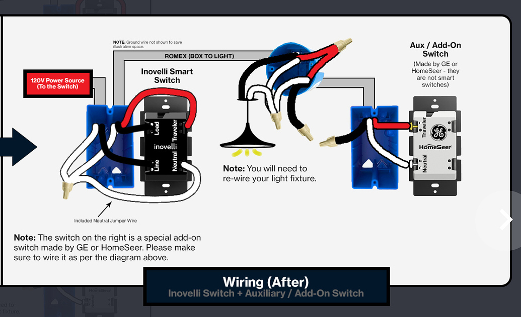 3-Way Setup - Lights Flashing On/Off - Wiring Discussion - Inovelli