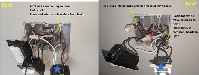 wiring in boxes