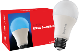 rgbw bulb packaging transparent