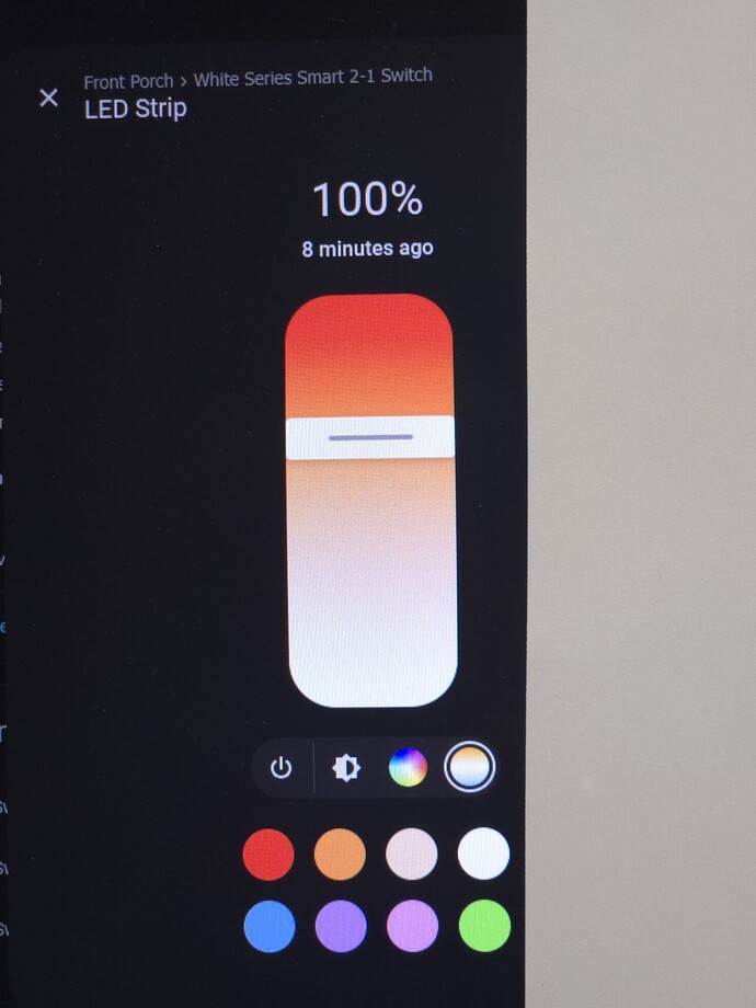 Picture of Home Assistant UI.