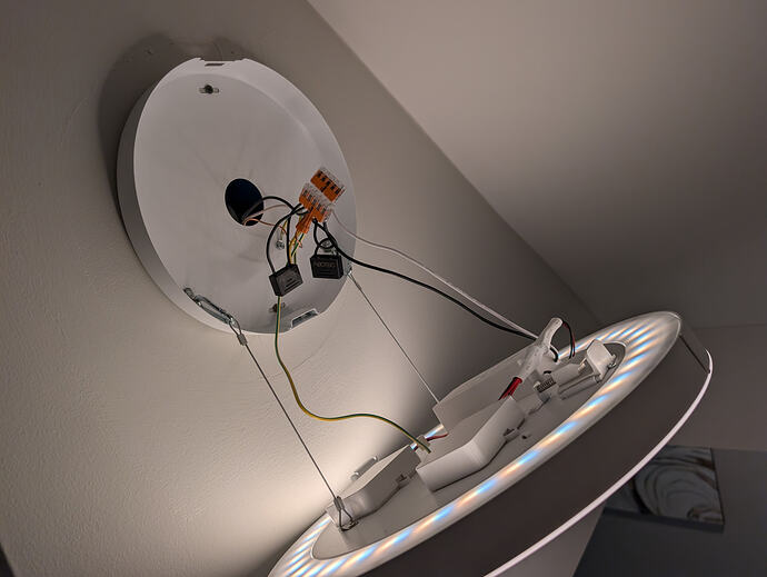 Middle Stairs Light Wiring 1