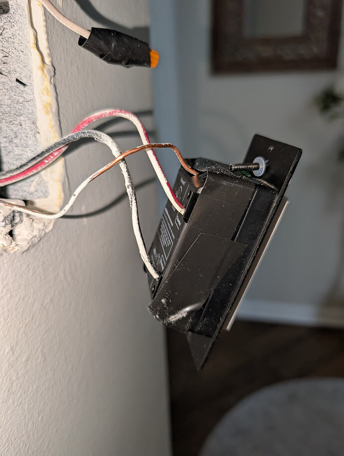 Upstairs Switch Wiring Back