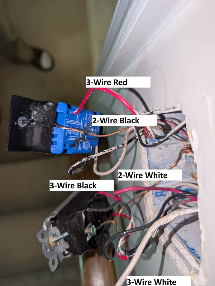 Basement Switch Wiring Back - Labeled