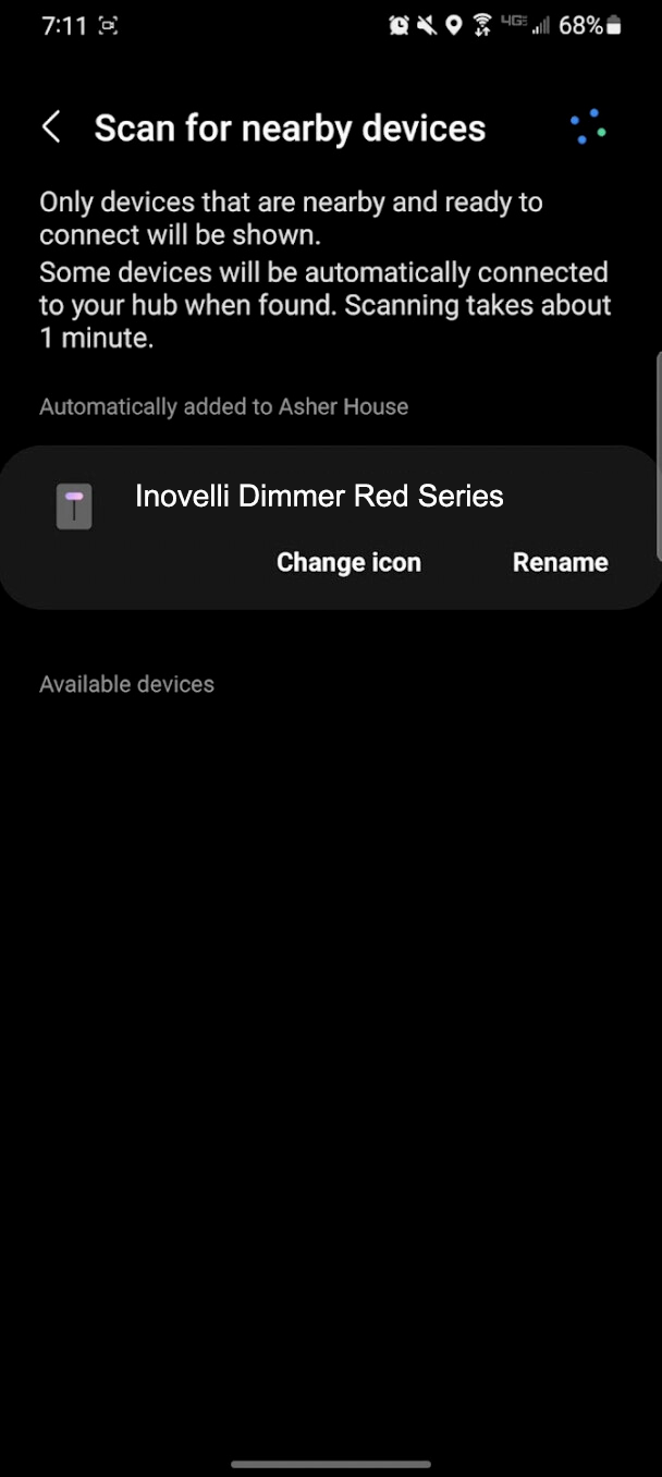 Setup Instructions - SmartThings - Red Dimmer - Step 6